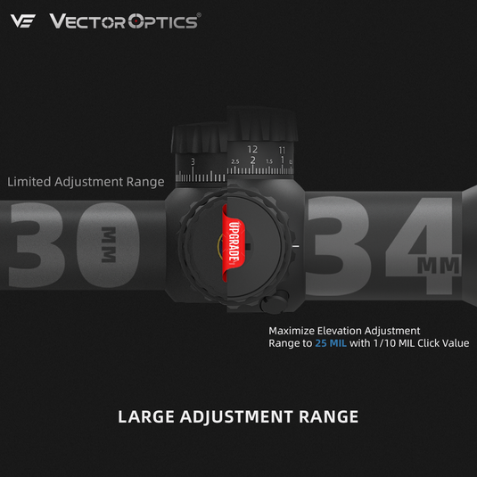 TAURON 5-40x56 ED FFP LARGE ADJUSTMENT RANGE