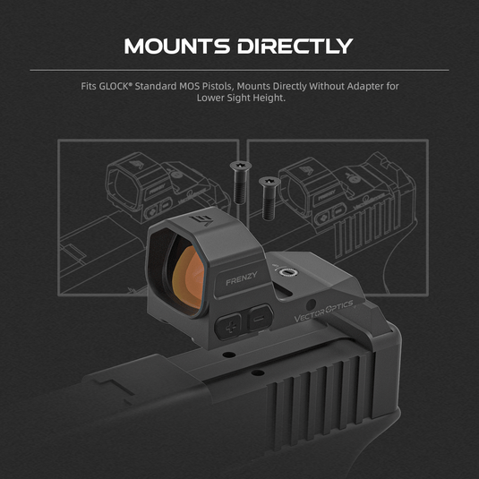 Lightweight | Frenzy FA 1x16x21 GLOCK MOS Red Dot Sight | for Lightweight | Frenzy FA 1x16x21 GLOCK MOS Red Dot Sight | for