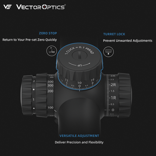 TAURON 5-40x56 ED FFP ZERO STOP