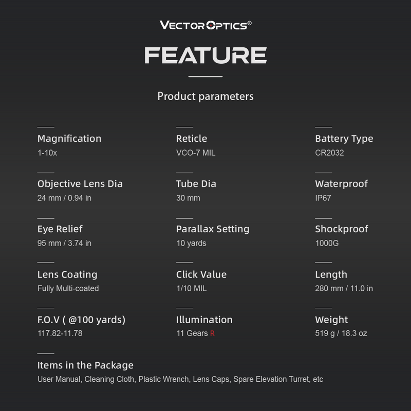 Load image into Gallery viewer, Continental 1-10x24i ED FEATURE
