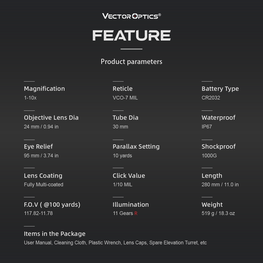 Continental 1-10x24i ED FEATURE
