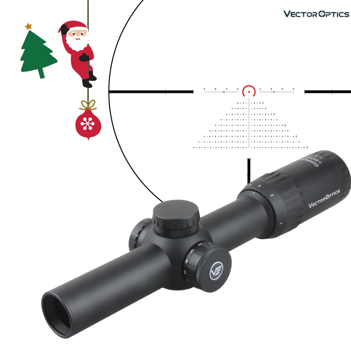 Constantine 1-8x24 SFP LPVO Riflescope | Vector Optics - Vector Optics US  Online Store