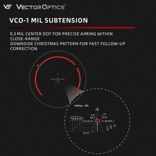 FREE MOUNT | Small Game Hunting | Constantine 1-8x24 RAR Rifle Scope (SCFF-60)