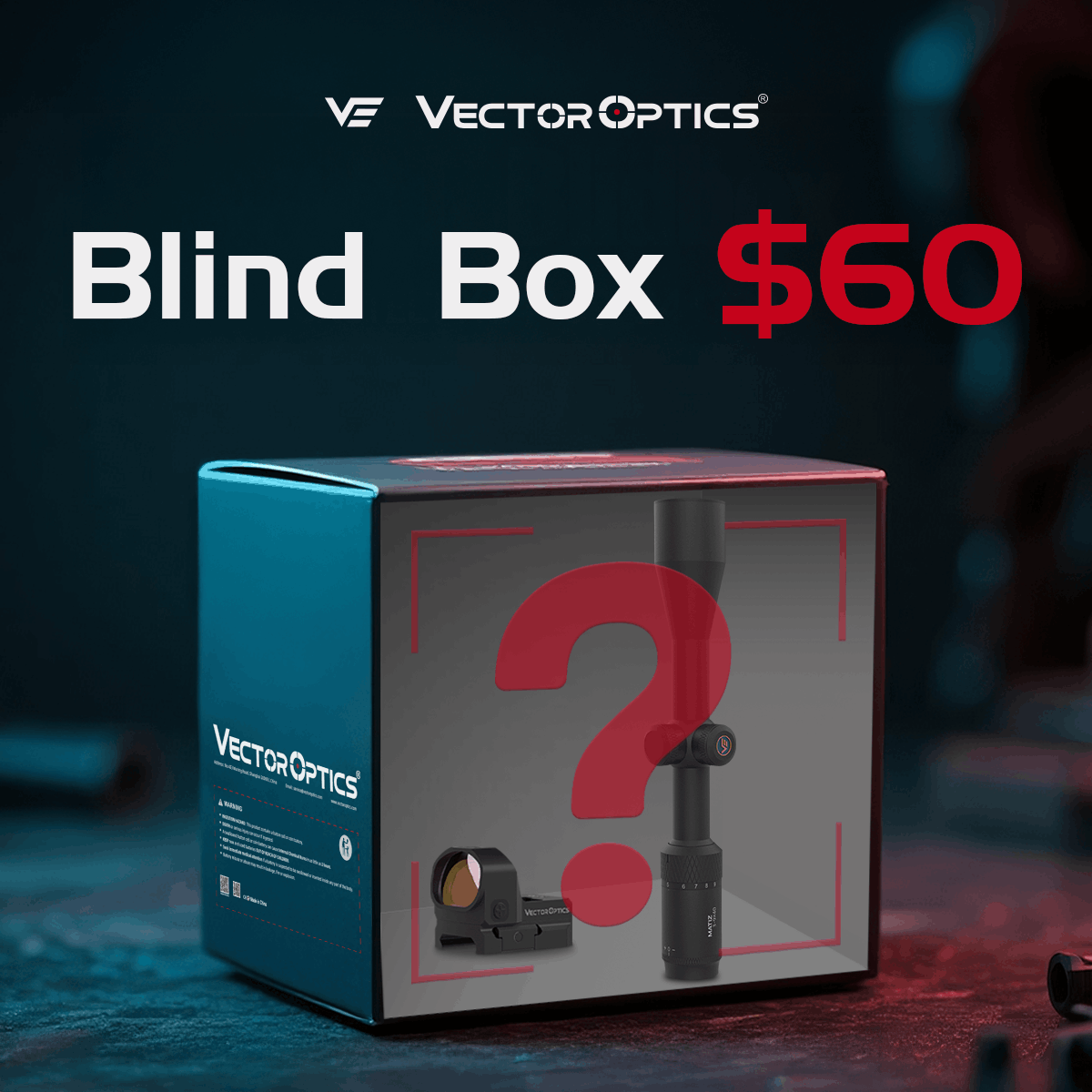 $60 Blind Box Riflescope or Red Dot