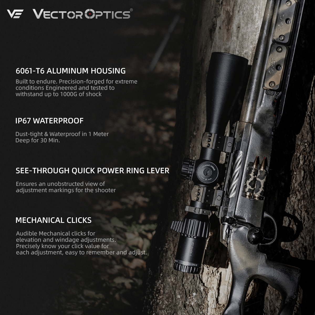 PRS | TAURON 5-40x56 ED FFP HPVO Rifle Scope (SCFF-35) | Long-Range Shooting