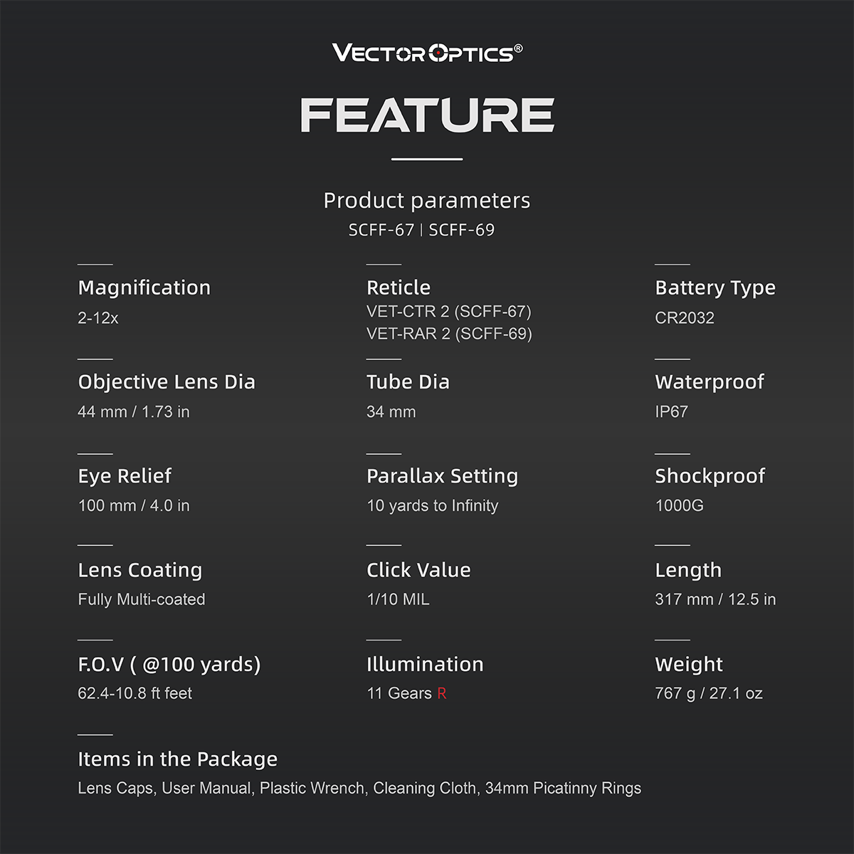Continental 2-12× FFP riflescope MPVO