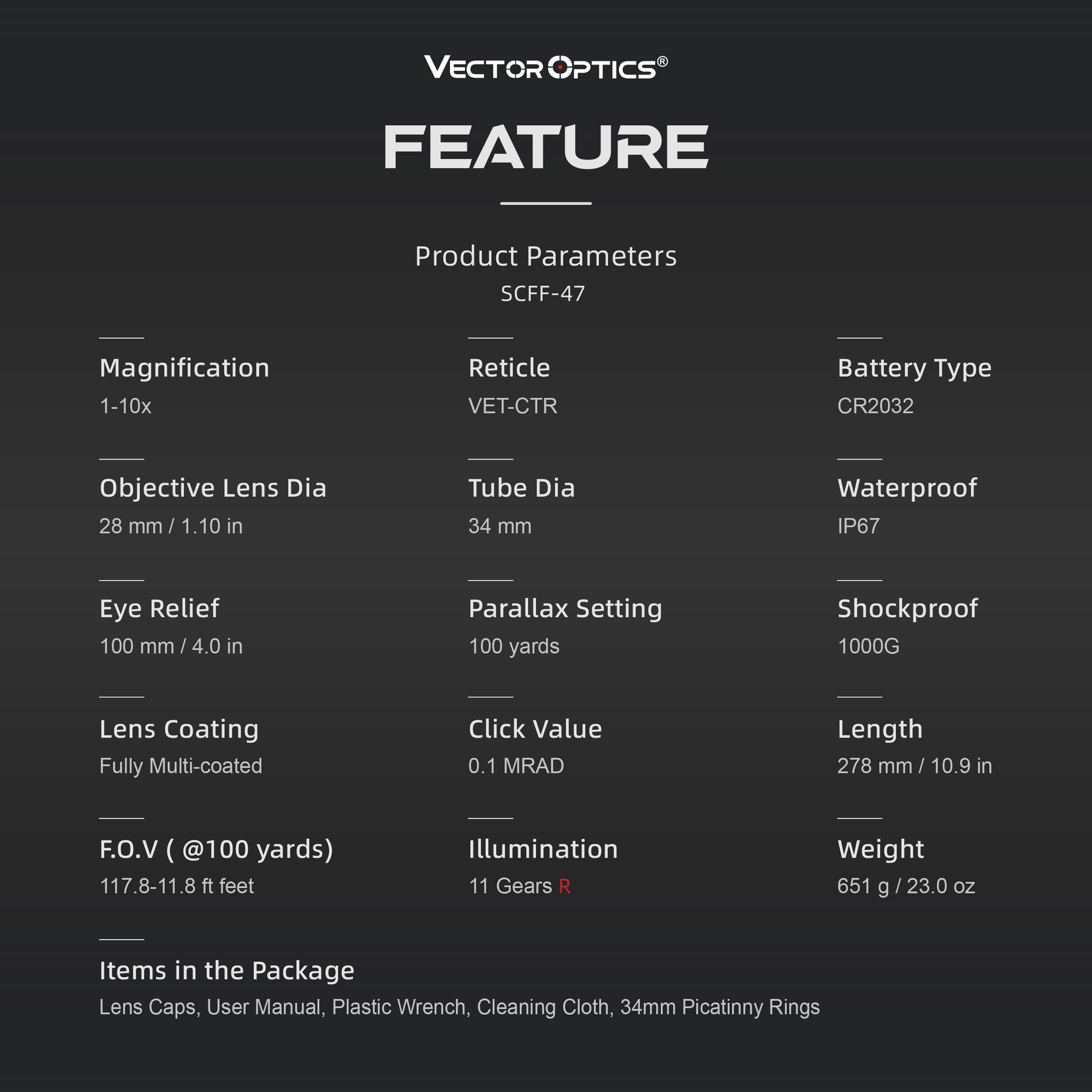 Continental x10 1-10x28 ED FFP FEATURE