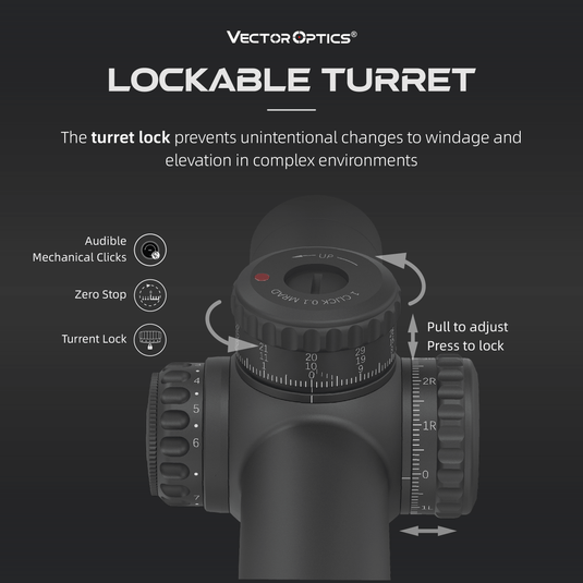 Continental x10 1-10x28 ED FFP LOCKABLE TURRET