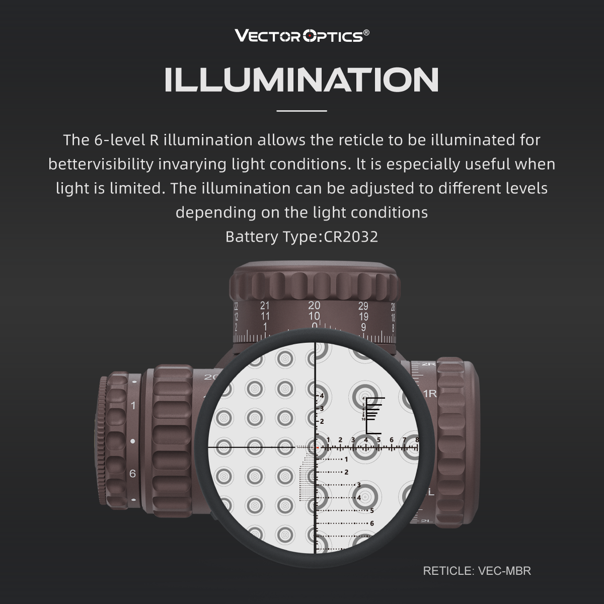 Vector Optics illumination reticle