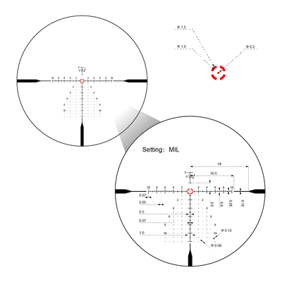 Continental x10 1 - 10x28 ED RAR - C Rifle Scope - Vector Optics US Online Store