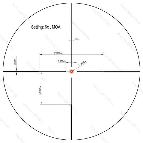 Continental x6 1-6X24 Fiber LPVO Riflescope (SCOC-48)