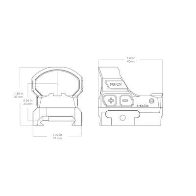 Frenzy - S 1x19x28 Red Dot Sight - Vector Optics US Online Store