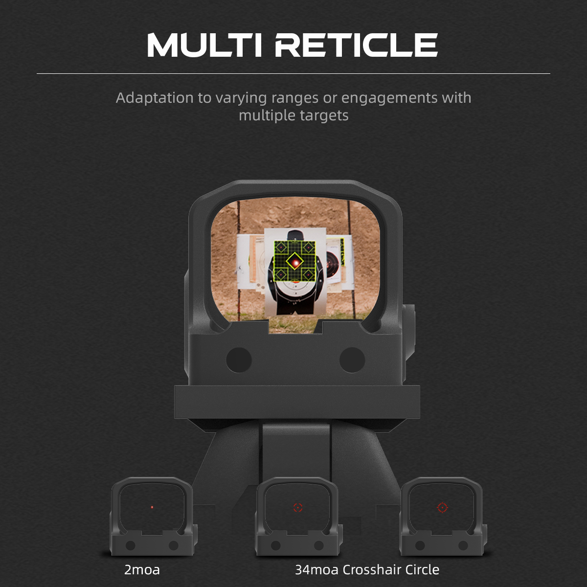 Aspheric Lens | Frenzy FA 1x17x20 MRT Red Dot Sight EDC (SCRD-M68) | for Glock® 43X/48
