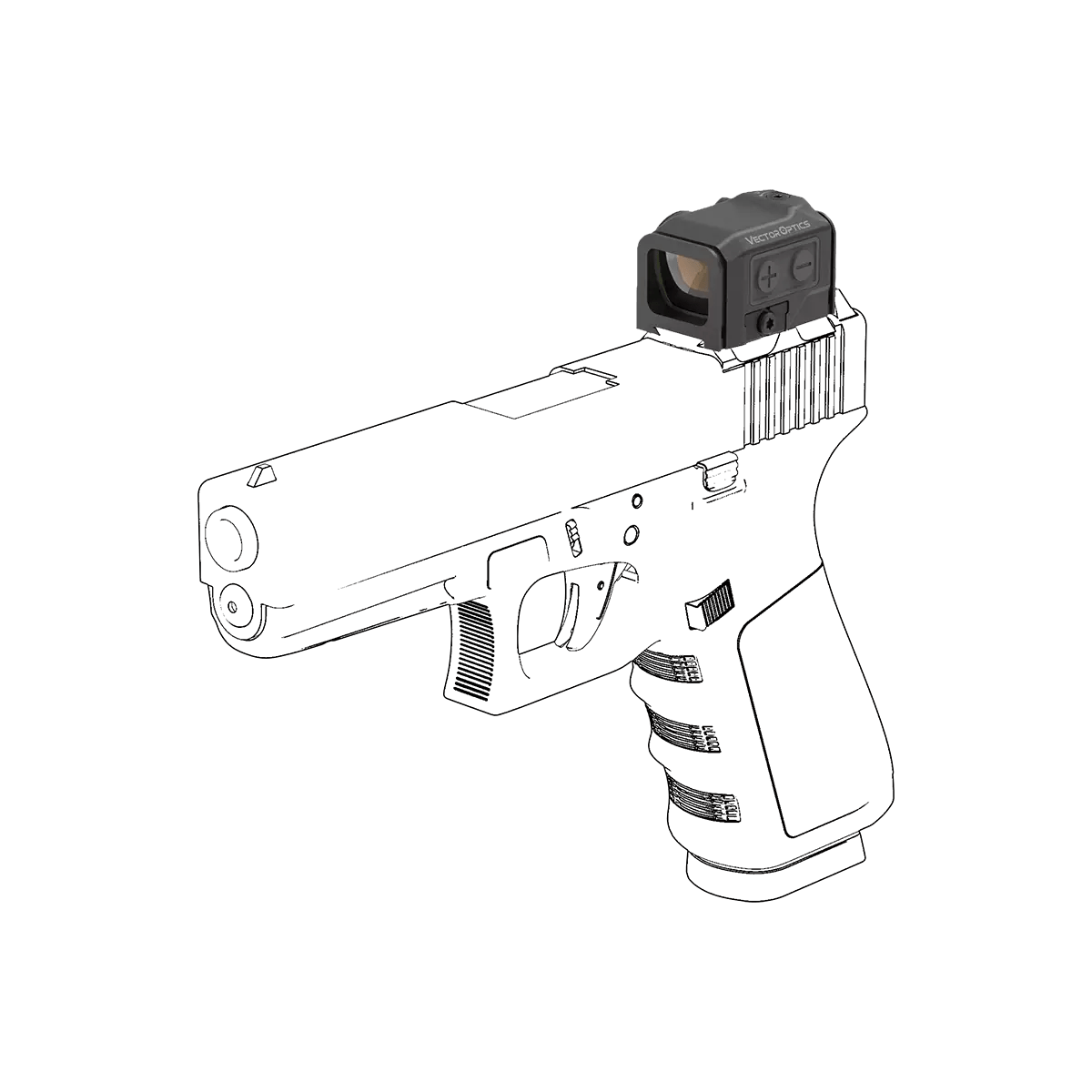Frenzy Plus 1x18x22 Enclosed Red Dot Sight - Vector Optics US Online Store