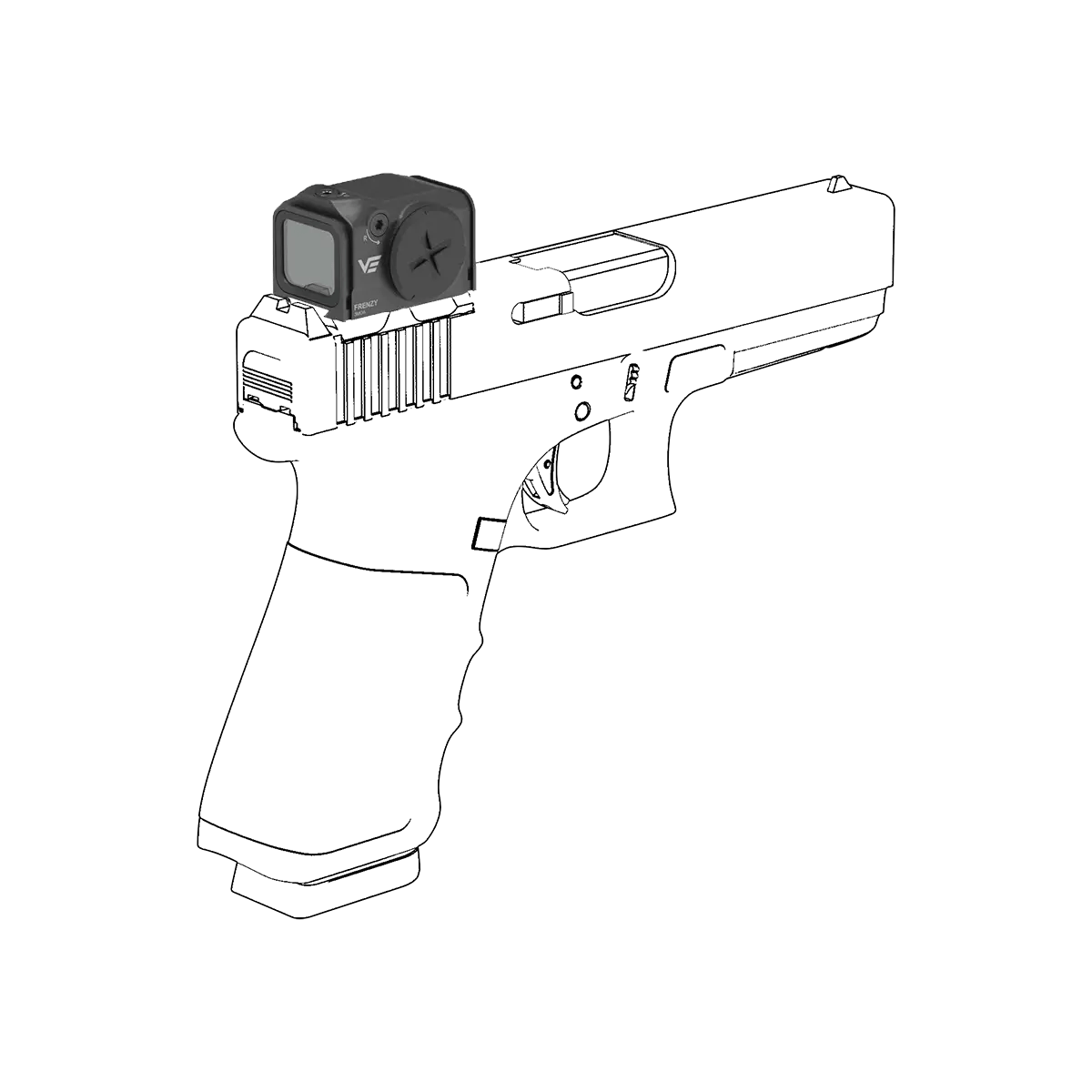 Frenzy Plus 1x18x22 Enclosed Red Dot Sight - Vector Optics US Online Store