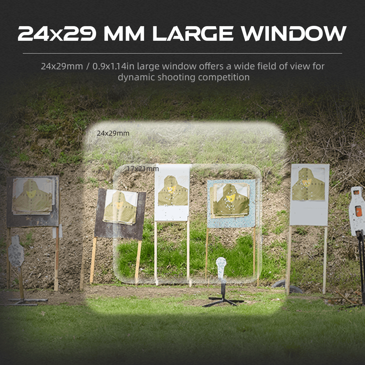 Frenzy FLEX 1x24x29 Green Dot LARGE WINDOW