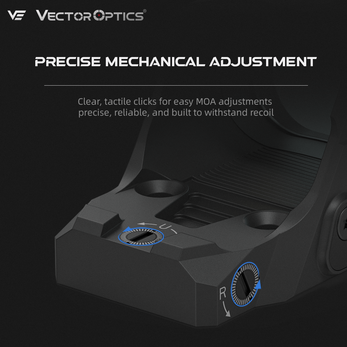 Vector Optics Frenzy FLEX 1x24x29 PRECISE MECHANICAL  PRECISE  MECHANICAL ADJUSTMENT