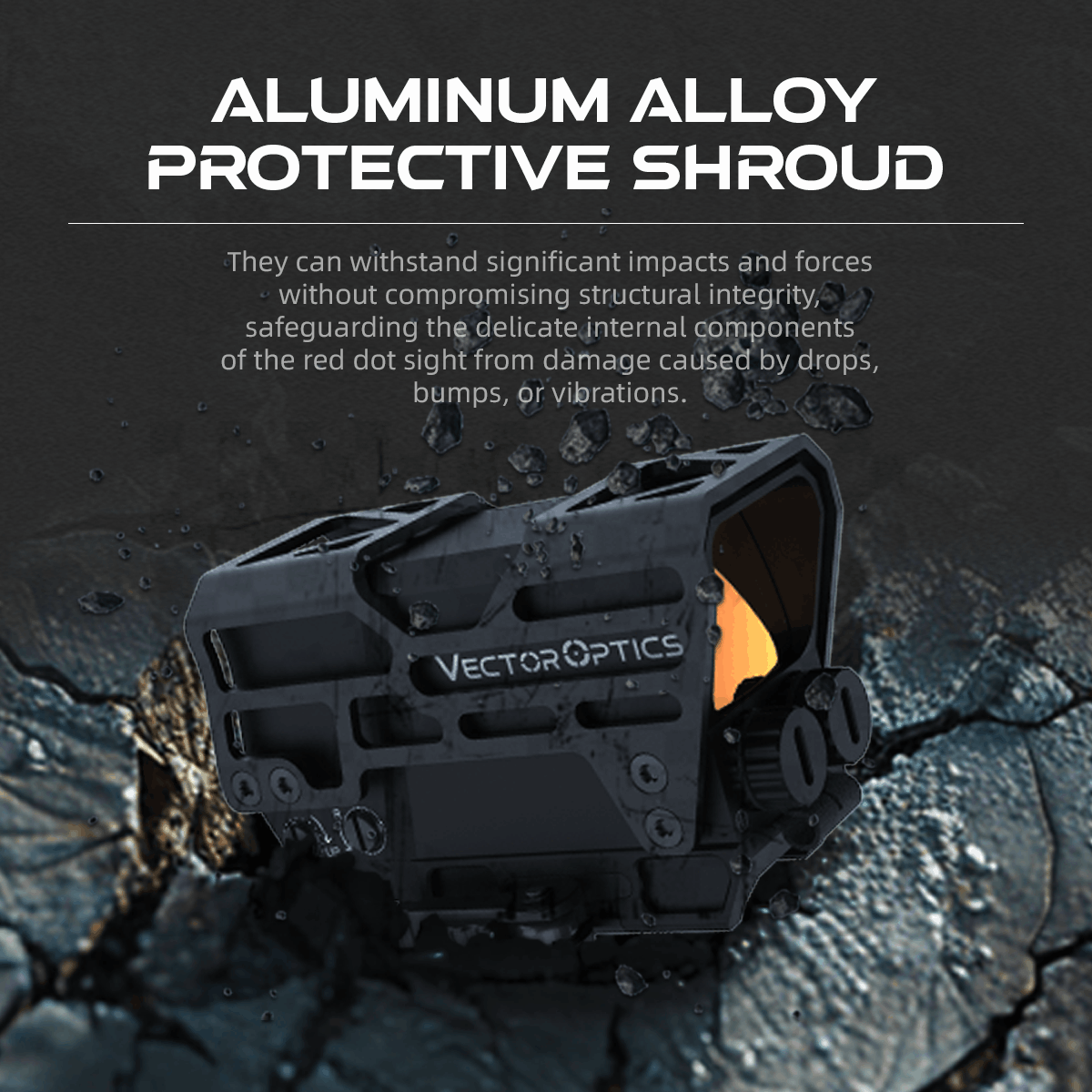 Extra Large Window | Frenzy Plus 1x31x26 SOL Solar Power Red Dot Sight (SCRD-S67) | for AR15/M4 & PCC