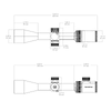 Hugo 3 - 12x40i Fiber Reticle Rifle Scope - Vector Optics US Online Store