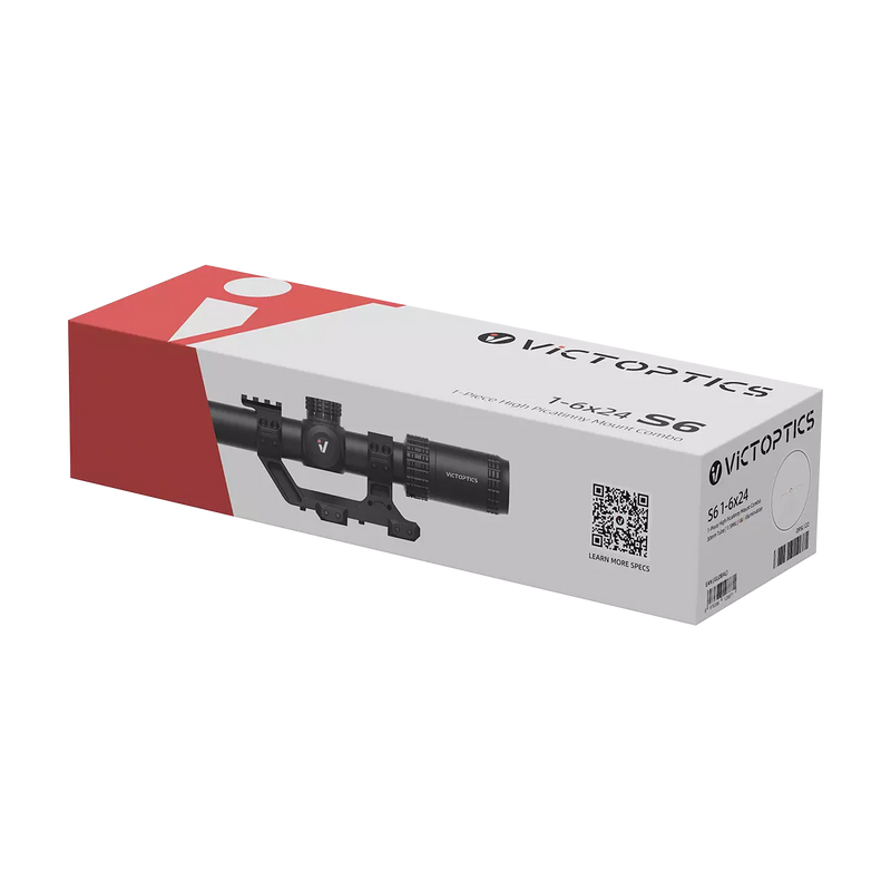 Load image into Gallery viewer, S6 1-6×24 LPVO SFP Rifle Scope with 1-Piece Extreme-High Picatinny AR Mount Kit (OPSL122)

