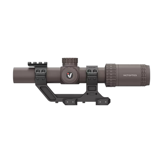 S6 1–6x24 LPVO SFP Burnt Brown Rifle Scope with 1-Piece High Picatinny AR Mount (OPSL123)
