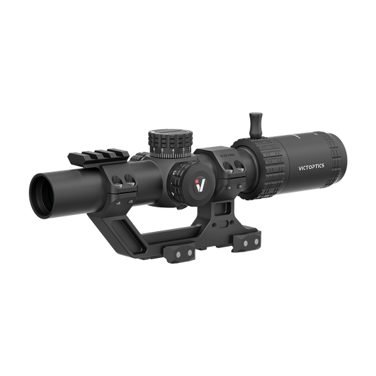 S6 1-6x24i Fiber LPVO SFP Rifle Scope w/ 1-Piece Extreme High Picatinny AR Mount Kit (OPSL133)
