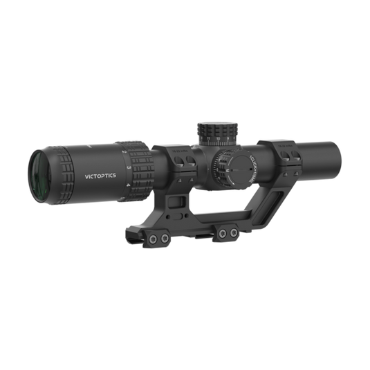 S6 1-6x24i Fiber LPVO SFP Rifle Scope w/ 1-Piece Extreme High Picatinny AR Mount Kit (OPSL133)