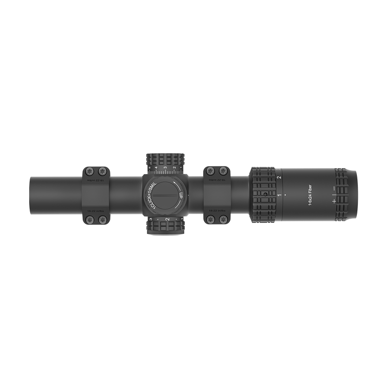 Load image into Gallery viewer, S6 1-6x24i Fiber LPVO SFP Rifle Scope w/ 1-Piece Extreme High Picatinny AR Mount Kit (OPSL133)
