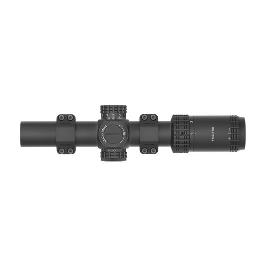 S6 1-6x24i Fiber LPVO SFP Rifle Scope w/ 1-Piece Extreme High Picatinny AR Mount Kit (OPSL133)
