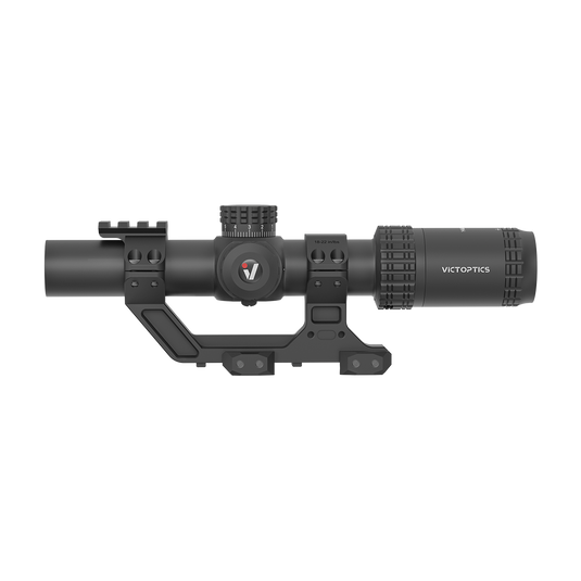 S6 1-6x24i Fiber LPVO SFP Rifle Scope w/ 1-Piece Extreme High Picatinny AR Mount Kit (OPSL133)