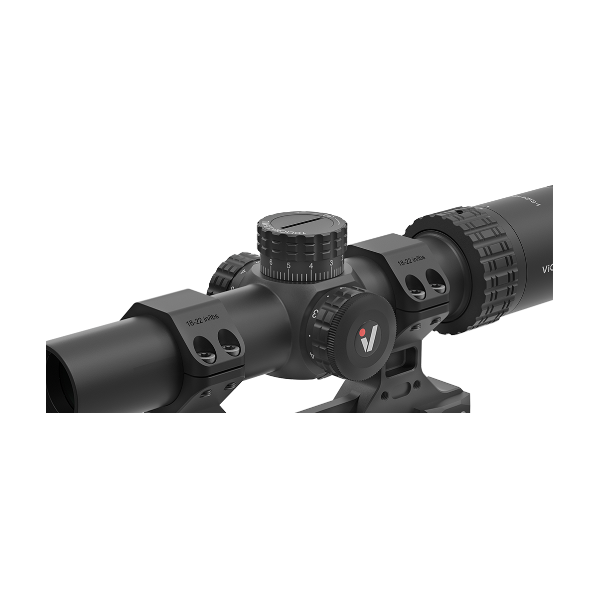 S6 1-6x24i Fiber LPVO SFP Rifle Scope w/ 1-Piece Extreme High Picatinny AR Mount Kit (OPSL133)