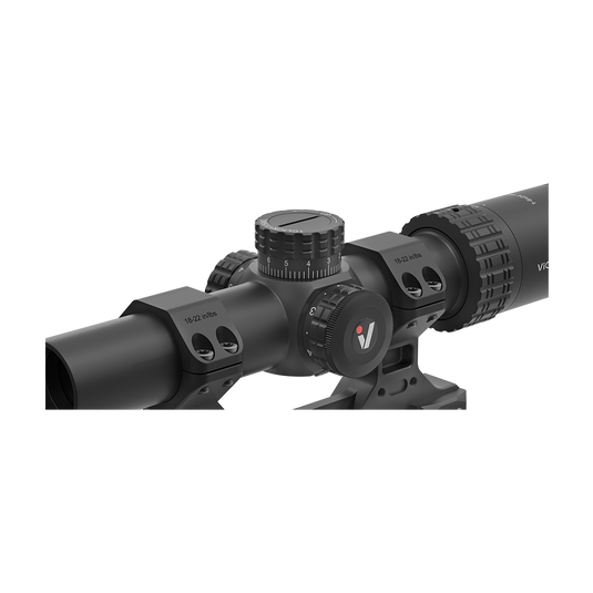 S6 1-6x24i Fiber LPVO SFP Rifle Scope w/ 1-Piece Extreme High Picatinny AR Mount Kit (OPSL133)