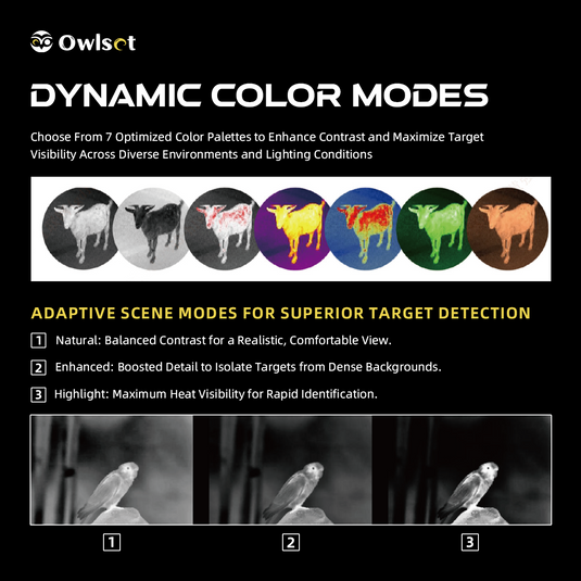 OwlSet ARGON ES 1.2X10 Nano Dynamic Color Modes