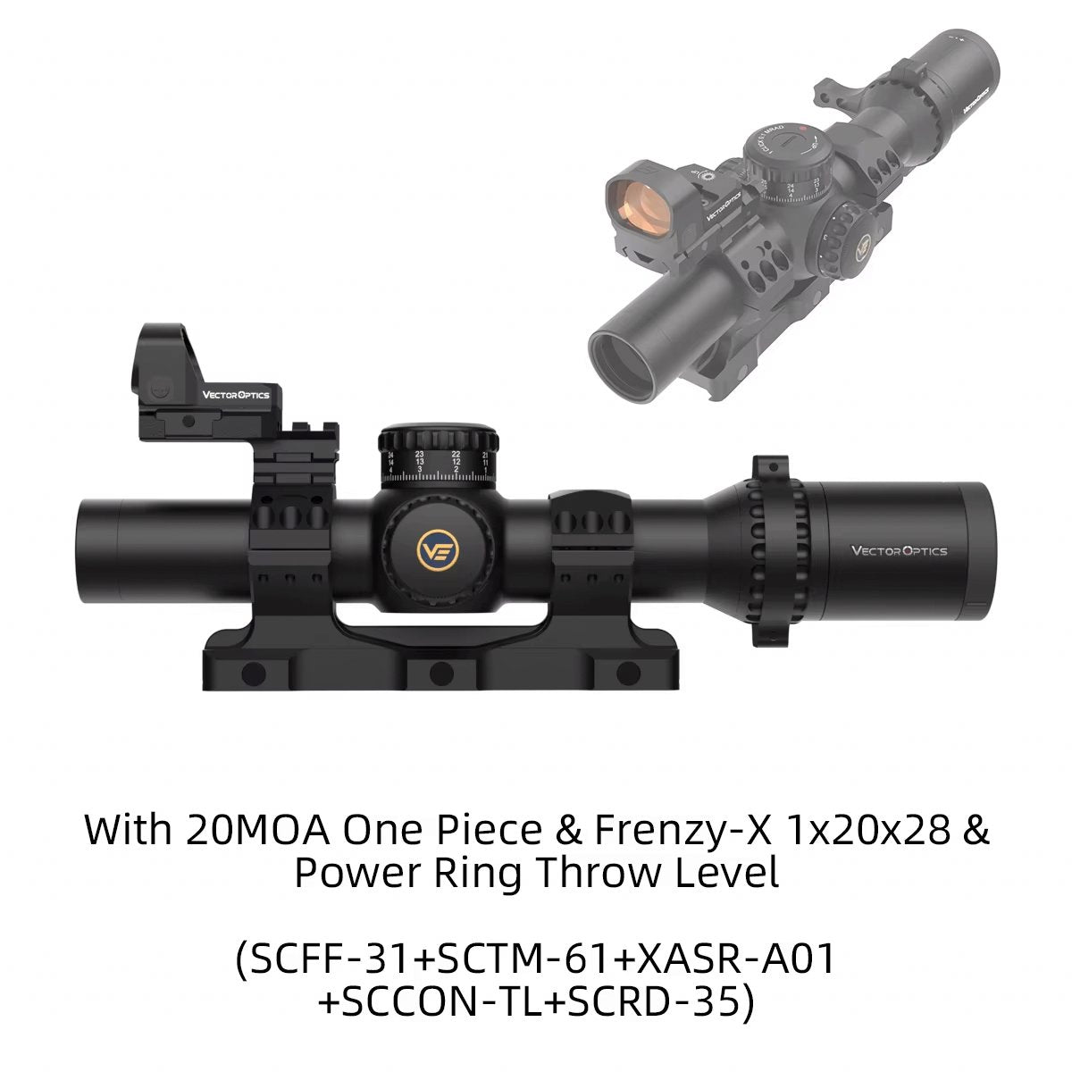 FREE Mount | Varmint Hunting LPVO | Continental x6 1-6x28 FFP Rifle Scope (SCFF-31)