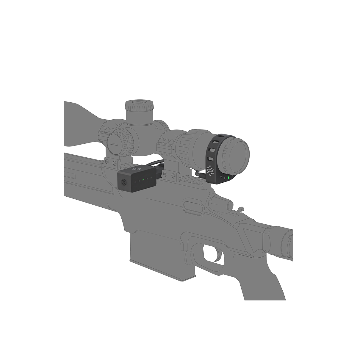Electronic Scope Level with Dual-Indicator ACD System (SCACD-28)