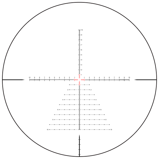 Talus Tree Scope Christmas Tree Reticle | Tauron 5-25x56 HD MIL FFP Rifle Scope – Vector ...