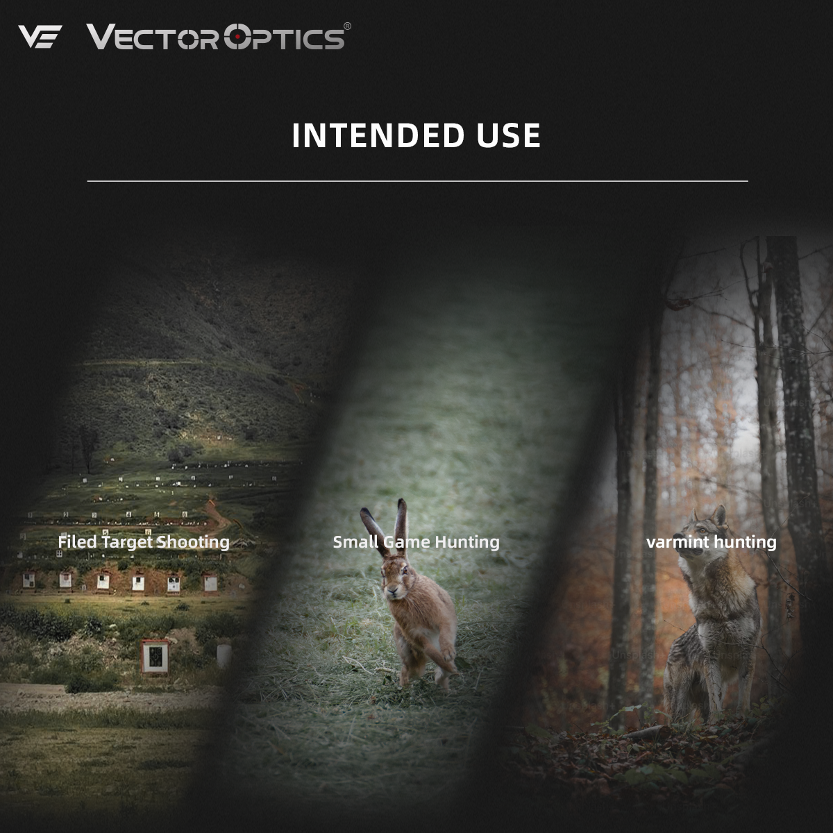 For AR-15 | Veyron GenII 2-10x32 HD CTR MPVO Rifle Scope (SCFF-83) | Target Shooting & Varmint Hunting
