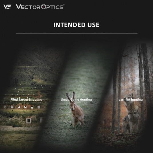 For AR-15 | Veyron GenII 2-10x32 HD CTR MPVO Rifle Scope (SCFF-83) | Target Shooting & Varmint Hunting