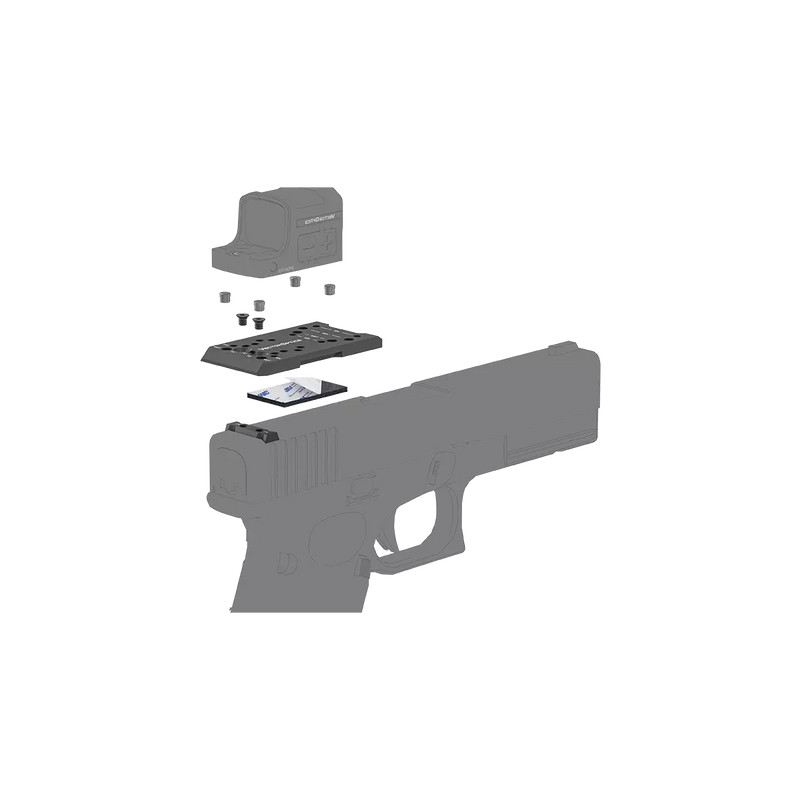 Load image into Gallery viewer, 4-in-1 MOJ / MGT / TEK / GIN Footprint Universal Dovetail Adapter Mount for Glock® (SCFRM-GK11)
