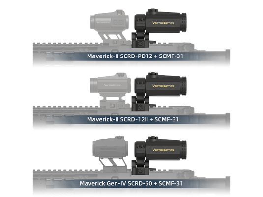 3x Red Dot Magnifier | Maverick-III 3x22 MIL Red Dot Precise 3x Red Dot Magnifier | Maverick-III 3x22 MIL Red Dot Precise