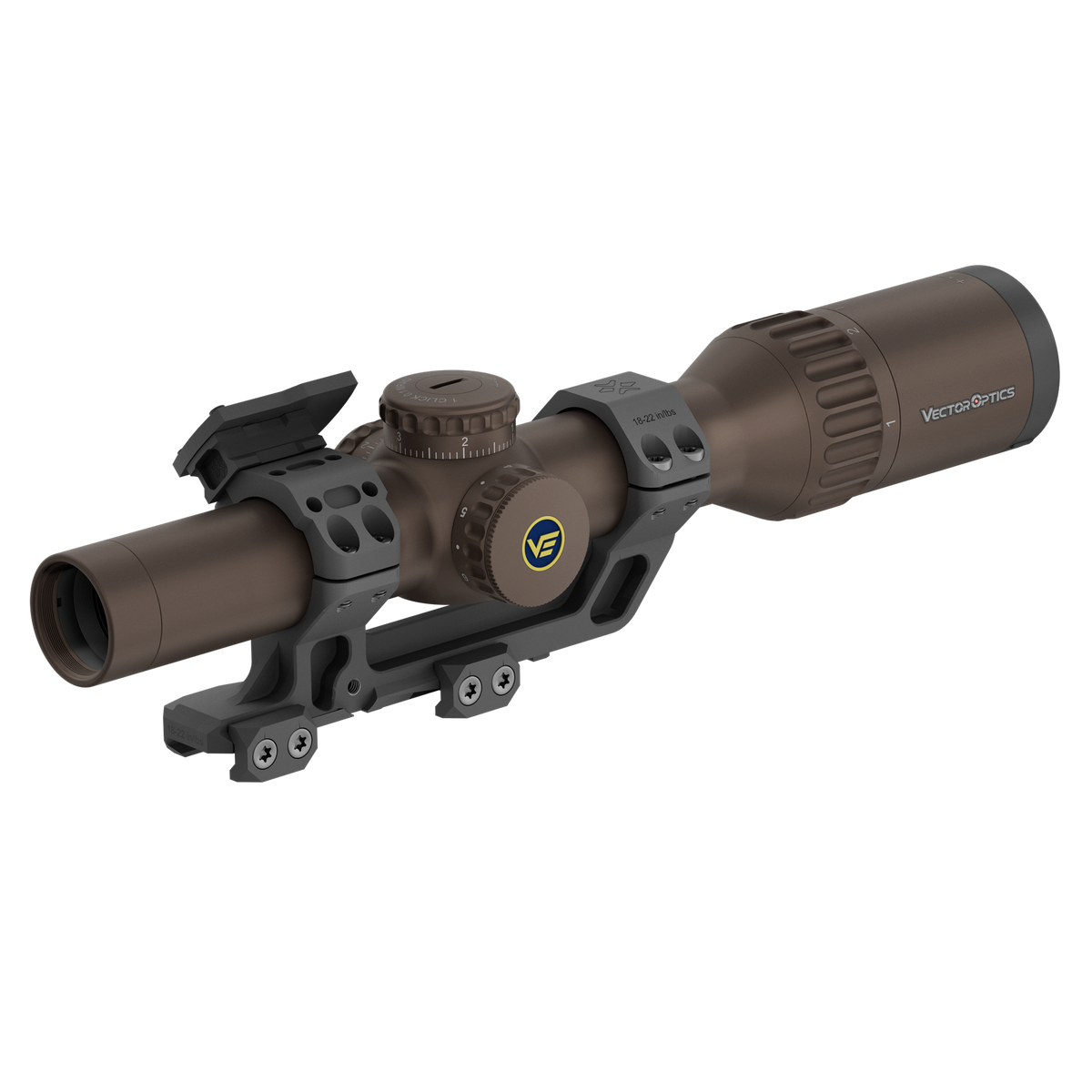 1-6x LPVO | Continental x6 1-6x24 FDE SFP Rifle Scope .308 & .338 (SCOC-34) | IPSC