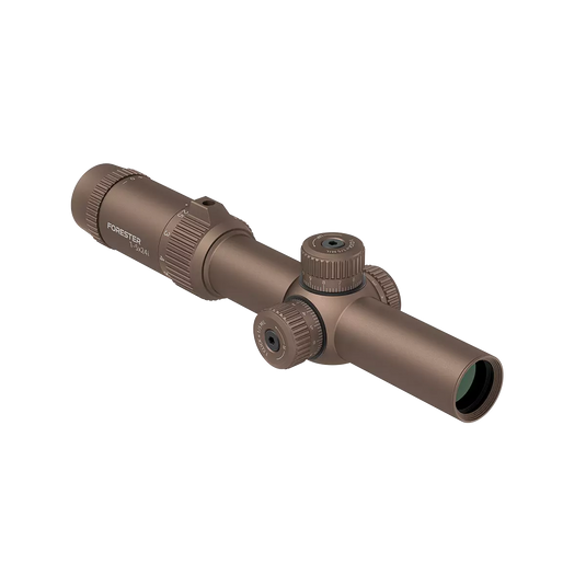 Forester 1-5x24i Fiber SFP LPVO Coyote FDE Rifle Scope (SCOC-55)