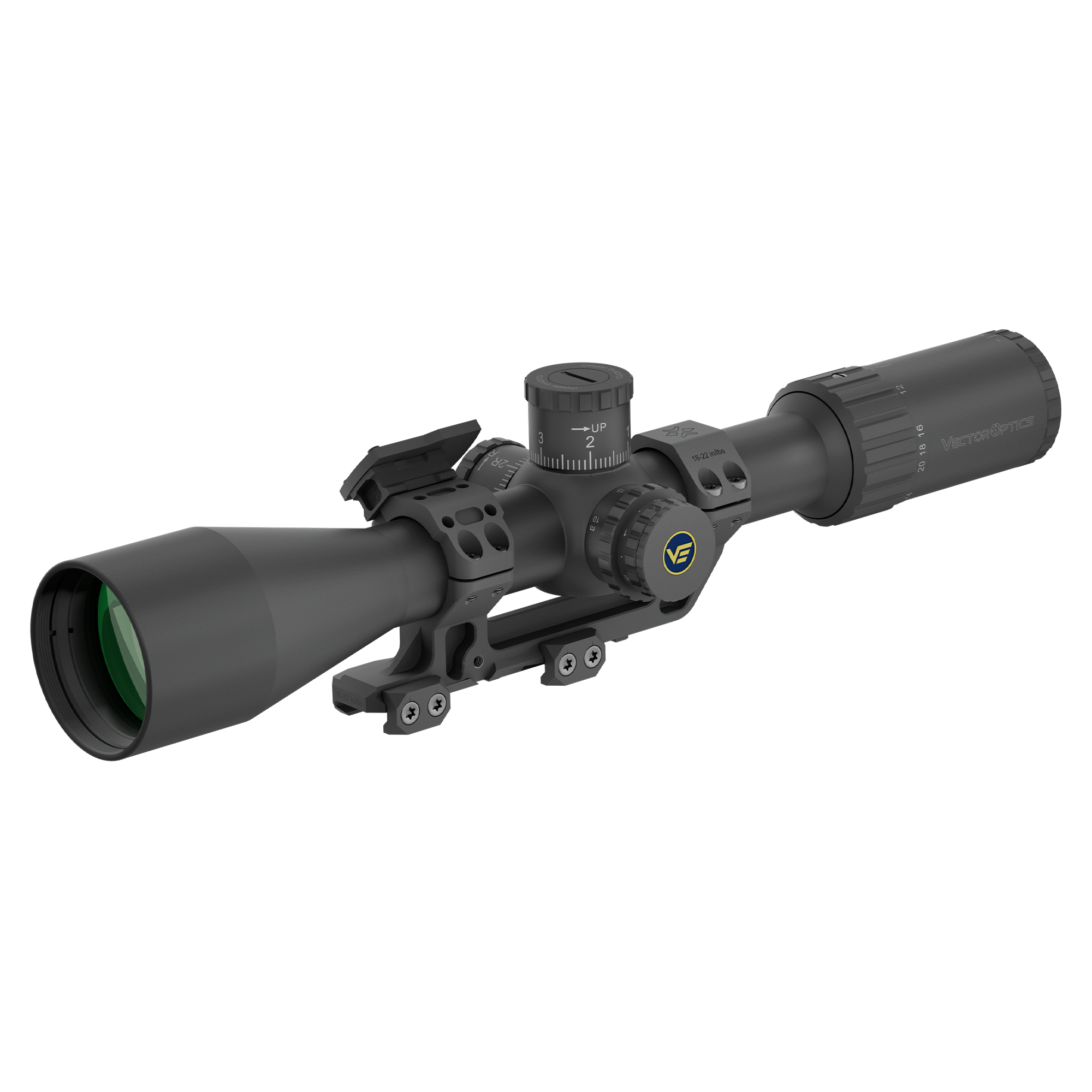 FREE Mount | Tauron 6-24x50 HD SFP HPVO Rifle Scope (SCOL-46) | Long-Range