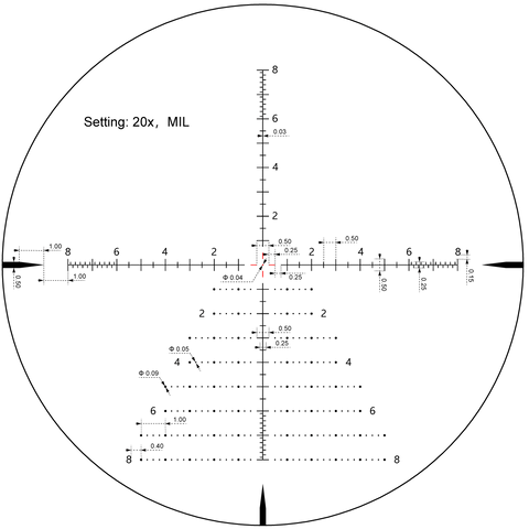 Tauron 3-24x56 ED SFP Rifle Scope (SCOL-55)