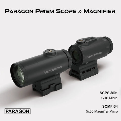 Paragon 1x Prism Scope & 3x/5x Magnifier