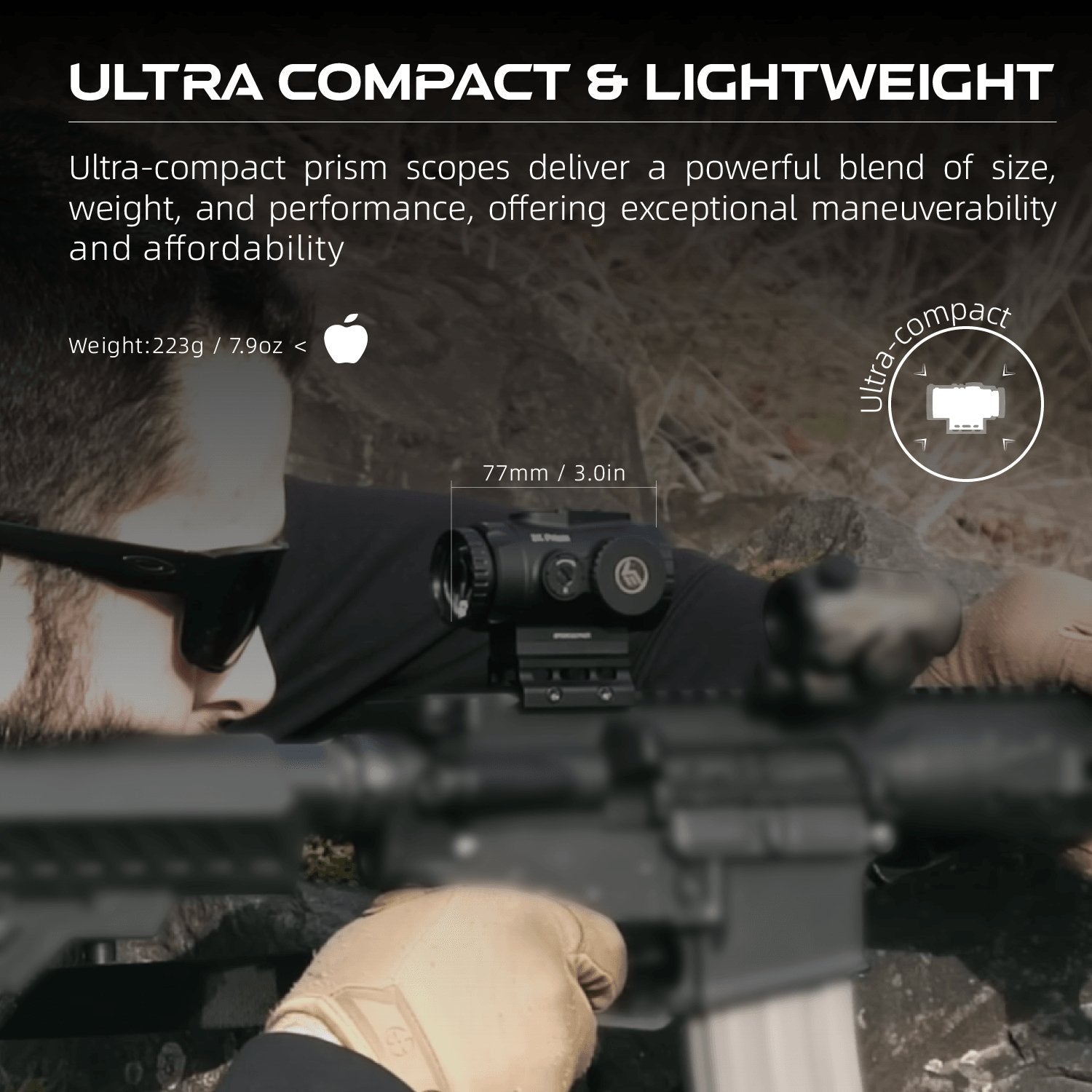 Paragon 3x18 Compact Prism Scope - Vector Optics US Online Store