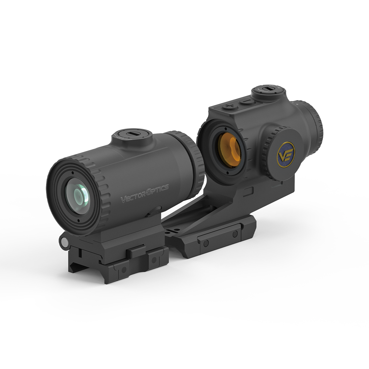 Red & Green Reticle | Paragon 1x18 Mini Green Reticle Prism Scope (SCPS-M10)