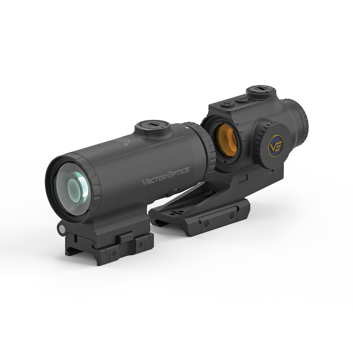 Red & Green Reticle | Paragon 1x18 Mini Green Reticle Prism Scope (SCPS-M10)