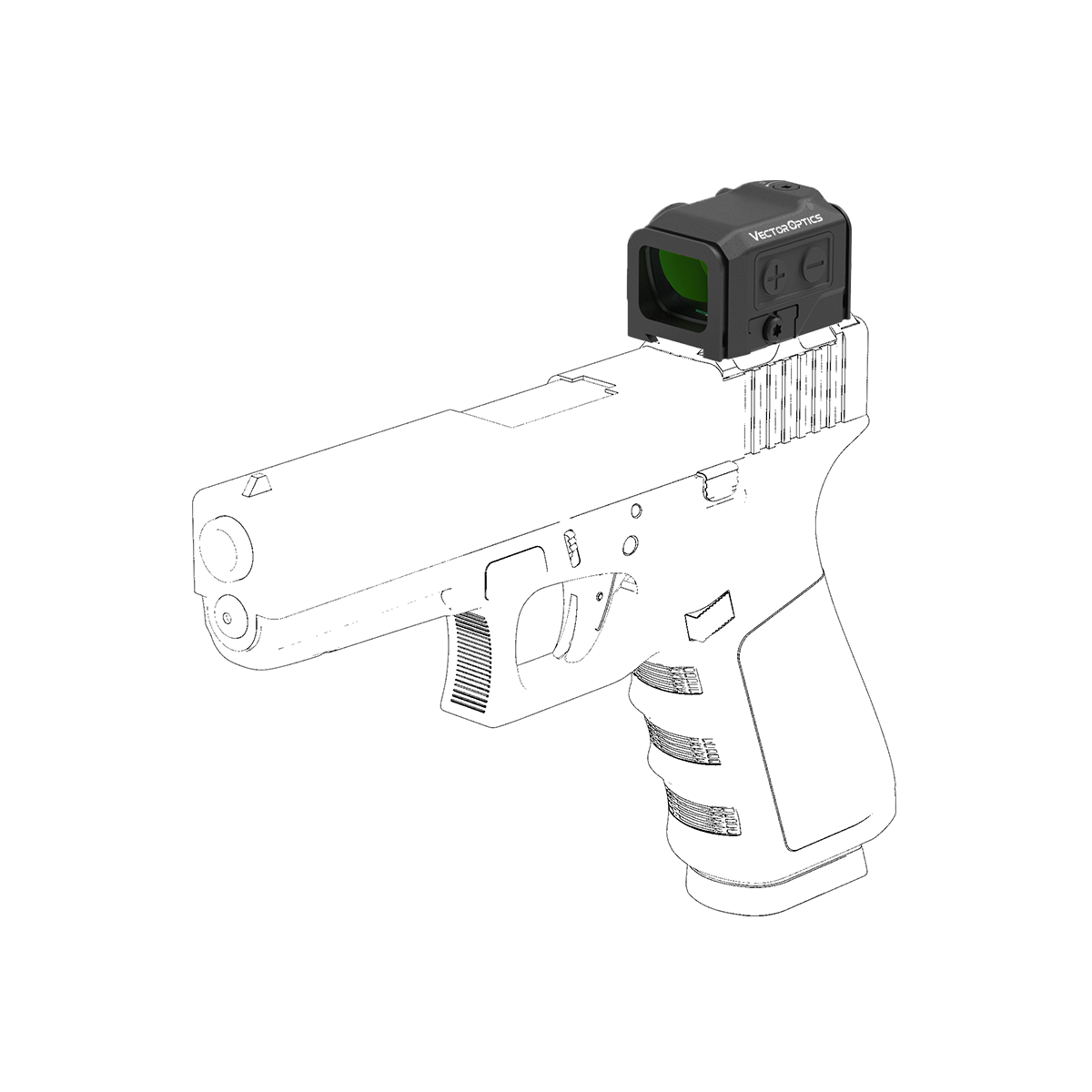 Pre-Order!! 3 MOA Green Dot | Frenzy FA 1x18x22 GMR Enclosed Red Dot Sight (SCRD-GM75)