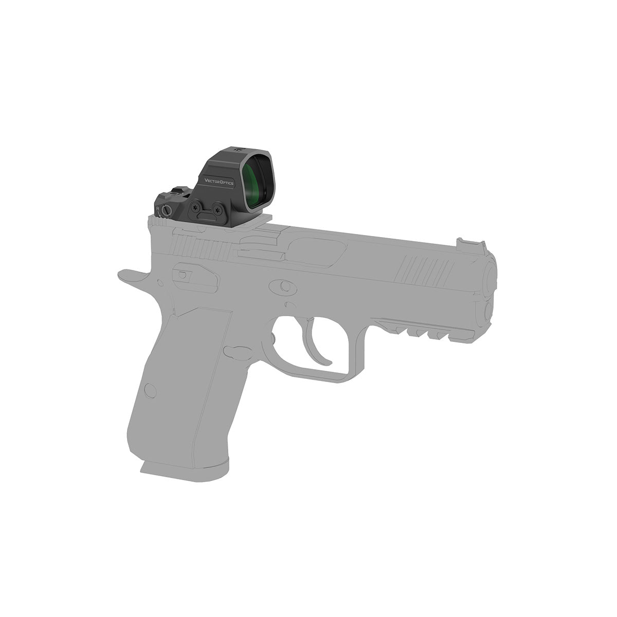 Multi-Reticle Green Dot | Frenzy FLEX 24x29 GMR MOJ Green Dot Sight (SCRD-GM76) for PCC | Glock® 17/19